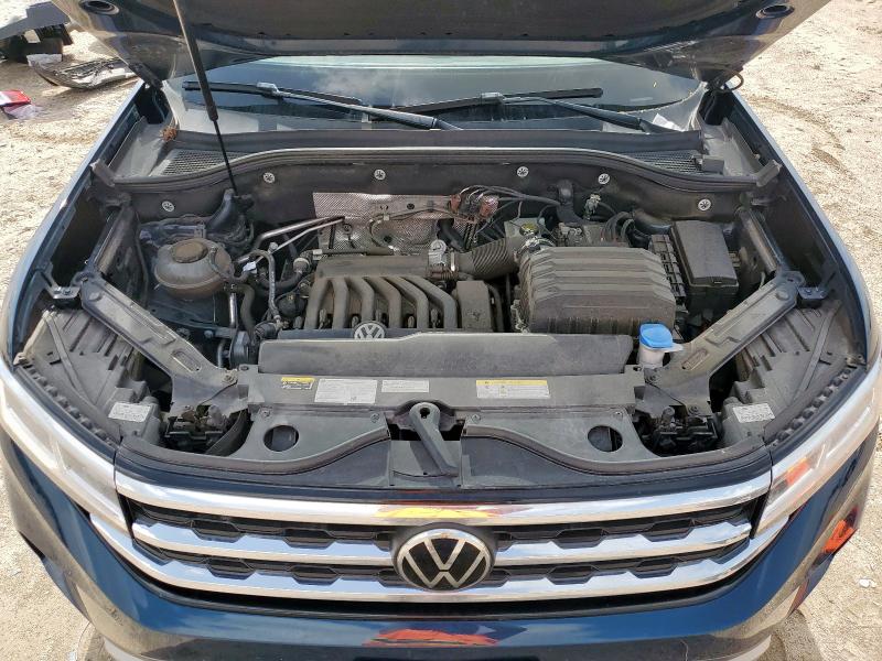 1V2JE2CA1NC223139 - 2022 VOLKSWAGEN ATLAS CROS SE BLUE photo 12