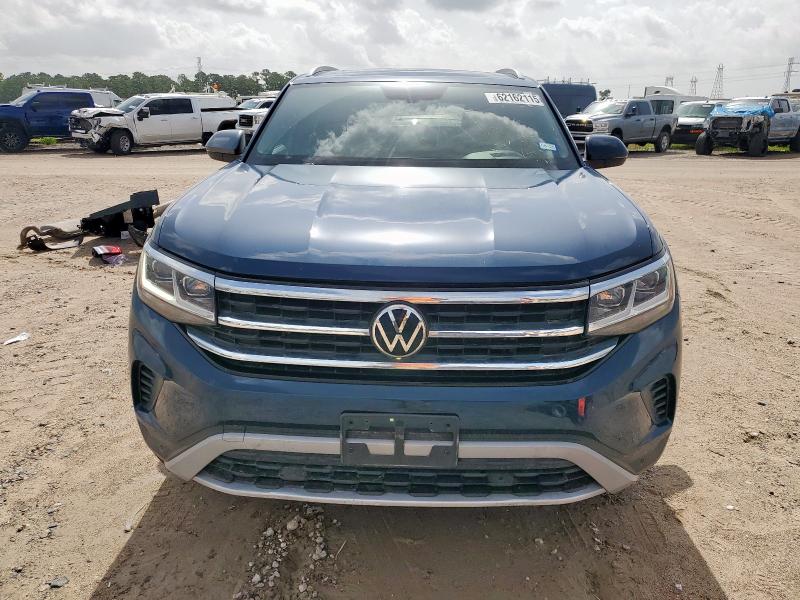 1V2JE2CA1NC223139 - 2022 VOLKSWAGEN ATLAS CROS SE BLUE photo 5