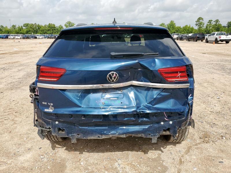1V2JE2CA1NC223139 - 2022 VOLKSWAGEN ATLAS CROS SE BLUE photo 6