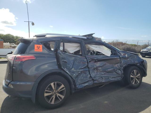 JTMWFREV7GJ093914 - 2016 TOYOTA RAV4 XLE GRAY photo 3