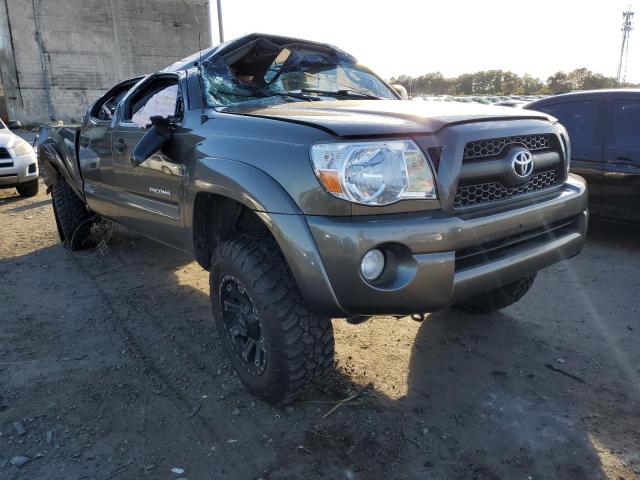 3TMMU4FN3BM031680 - 2011 TOYOTA TACOMA DOUBLE CAB LONG BED CHARCOAL photo 1