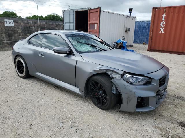 3MF13DM07R8E73326 - 2024 BMW M2 SILVER photo 4