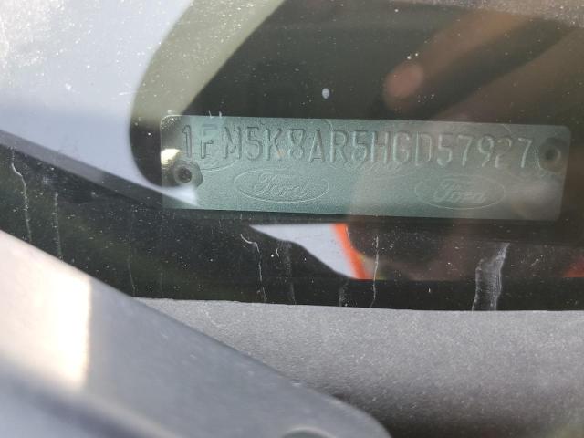 1FM5K8AR5HGD57927 - 2017 FORD EXPLORER POLICE INTERCEPTOR 黑色 照片 12