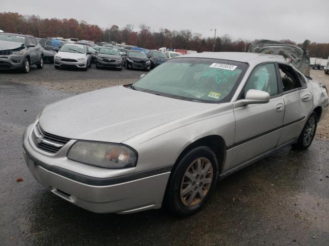 2G1WF52E359209477 - 2005 CHEVROLET IMPALA SILVER photo 2