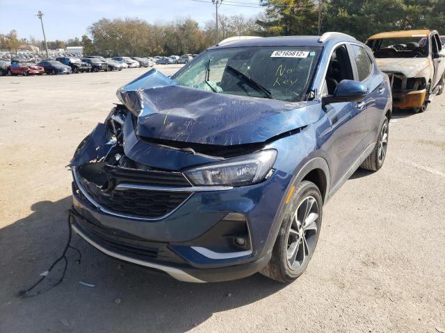 KL4MMDSLXLB110870 - 2020 BUICK ENCORE GX SELECT BLUE photo 2