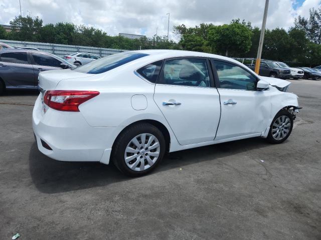 3N1AB7AP0KY396459 - 2019 NISSAN SENTRA S 白色 照片 3