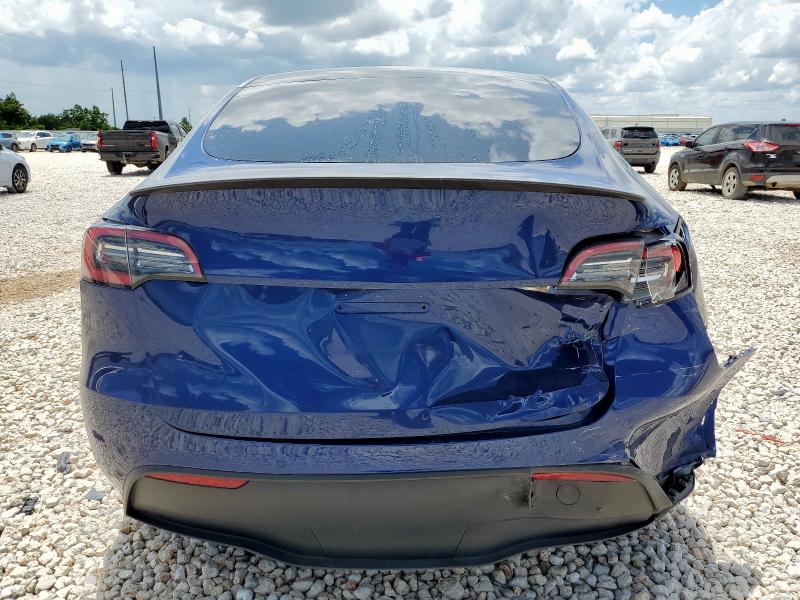 5YJYGDEF9MF151400 - 2021 TESLA MODEL Y BLUE photo 6