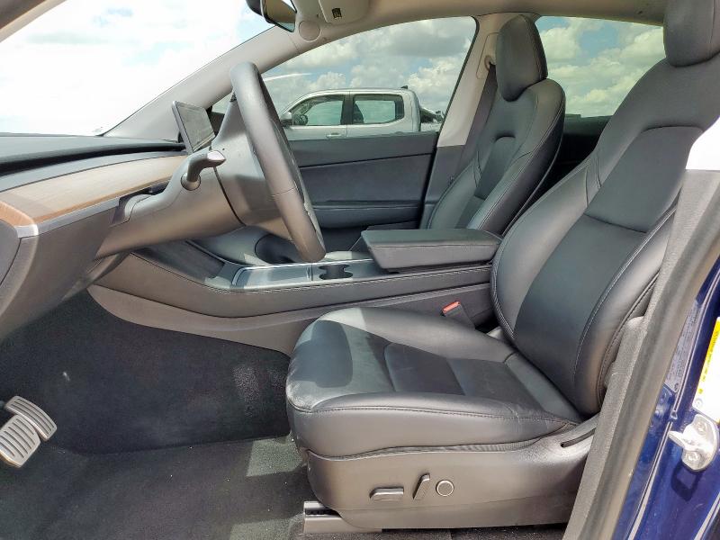 5YJYGDEF9MF151400 - 2021 TESLA MODEL Y BLUE photo 7