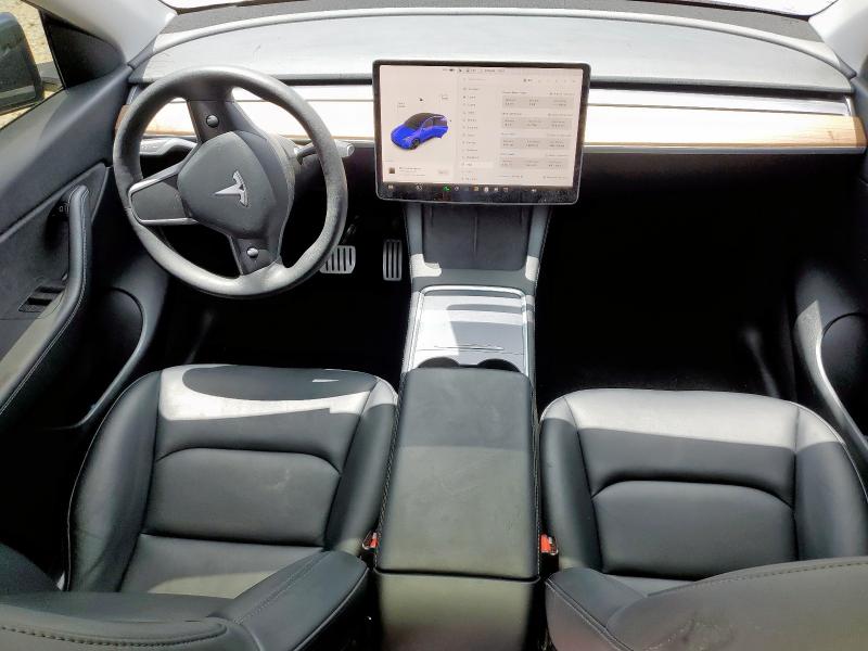 5YJYGDEF9MF151400 - 2021 TESLA MODEL Y BLUE photo 8