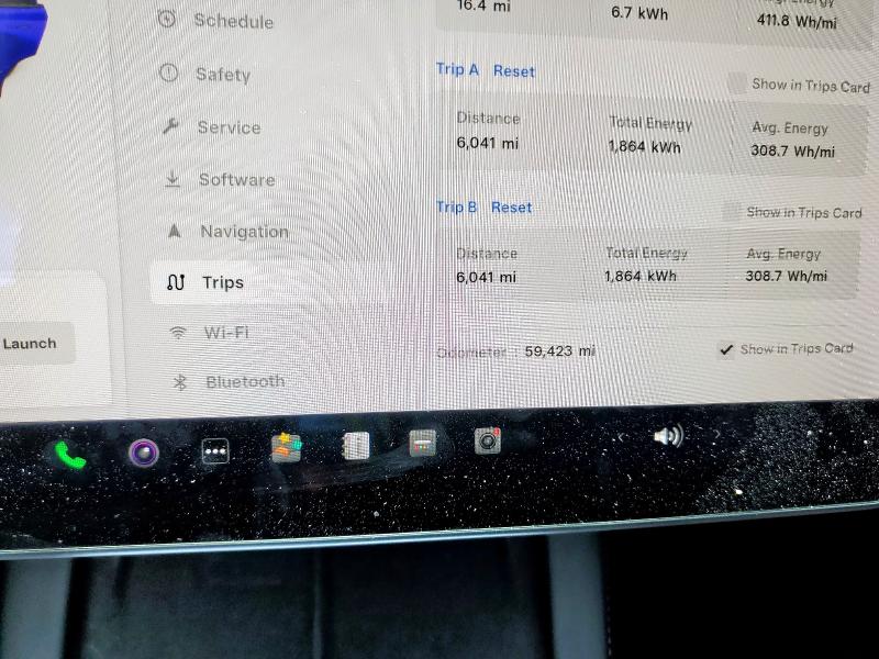 5YJYGDEF9MF151400 - 2021 TESLA MODEL Y BLUE photo 9