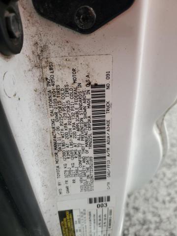 5TETX22N77Z352189 - 2007 TOYOTA TACOMA ACCESS CAB WHITE photo 12