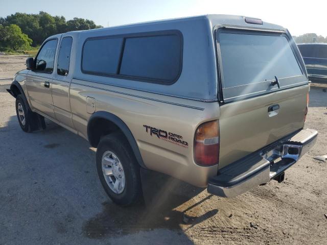 4TASM92N1YZ654230 - 2000 TOYOTA TACOMA XTRACAB PRERUNNER ოქროსფერი ფოტო 2