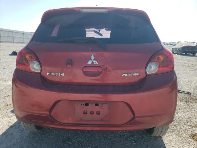 ML32A4HJ7FH031981 - 2015 MITSUBISHI MIRAGE ES RED photo 6