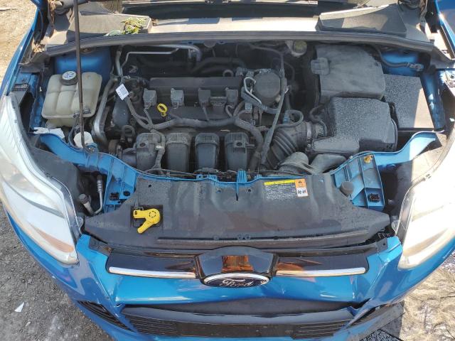 1FAHP3H24CL124710 - 2012 FORD FOCUS SEL BLUE photo 11