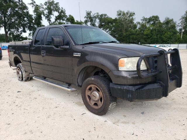 1FTRX14W25NB35854 - 2005 FORD F150 4WD GRAY photo 4