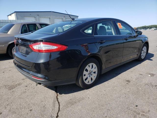 3FA6P0G71DR316155 - 2013 FORD FUSION S BLACK photo 3