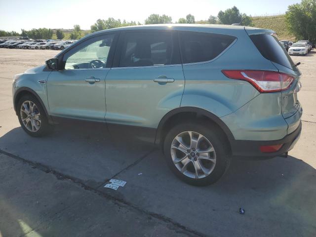 1FMCU9H93DUA73382 - 2013 FORD ESCAPE SEL TURQUOISE photo 2