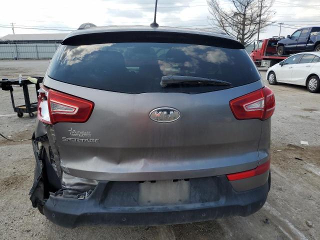 KNDPB3A22C7196223 - 2012 KIA SPORTAGE BASE GRAY photo 6