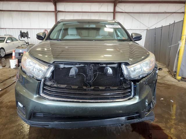 5TDJKRFH0GS355922 - 2016 TOYOTA HIGHLANDER XLE GREEN photo 5