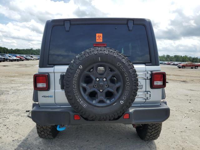 1C4JJXN62PW693619 - 2023 JEEP WRANGLER 4XE SILVER photo 6