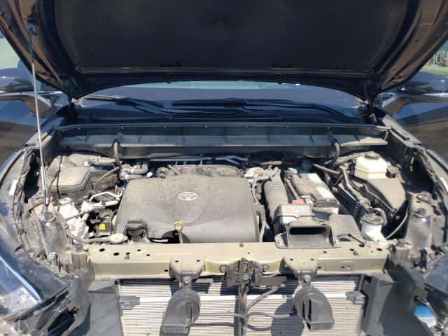 5TDGZRAH6MS535852 - 2021 TOYOTA HIGHLANDER XLE BLACK photo 12