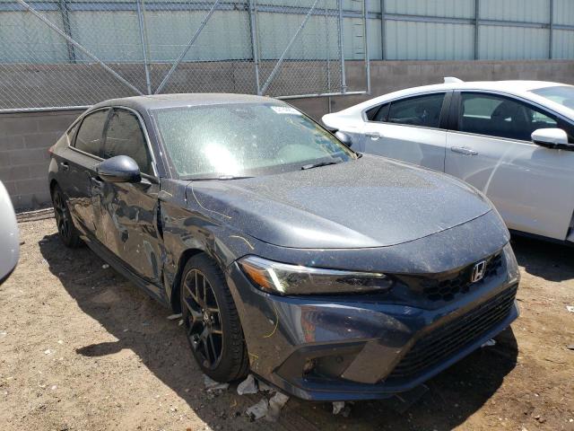 19XFL1H80NE017588 - 2022 HONDA CIVIC SPORT TOURING GRAY photo 4