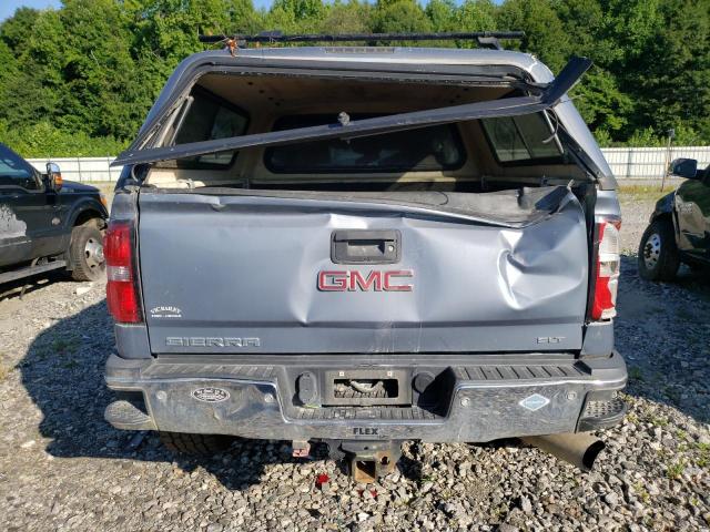 1GT12TE82GF118055 - 2016 GMC SIERRA K2500 SLT BLUE photo 6