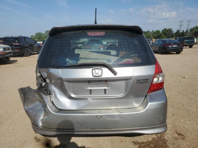 JHMGD38667S046829 - 2007 HONDA FIT S SILVER photo 6