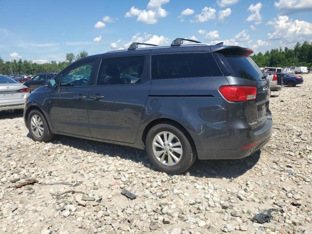 KNDMB5C11H6281179 - 2017 KIA SEDONA LX GRAY photo 2