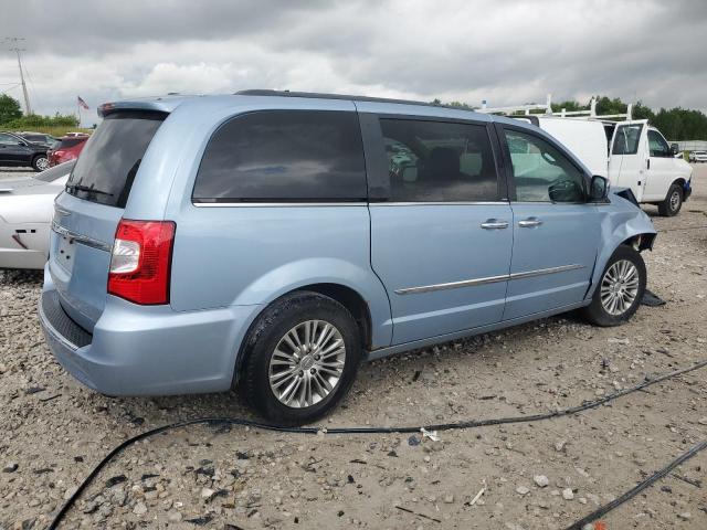 2C4RC1CG4DR571838 - 2013 CHRYSLER TOWN & COU TOURING L BLUE photo 3