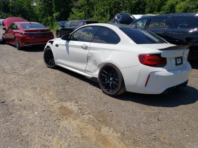 WBS2U7C01L7E67646 - 2020 BMW M2 COMPETITION WHITE photo 2