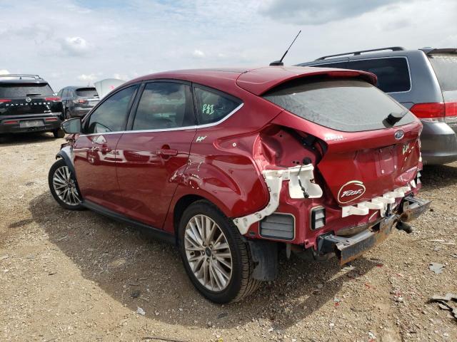 1FADP3N24HL272415 - 2017 FORD FOCUS TITANIUM RED photo 2