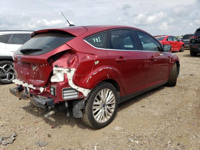 1FADP3N24HL272415 - 2017 FORD FOCUS TITANIUM RED photo 3