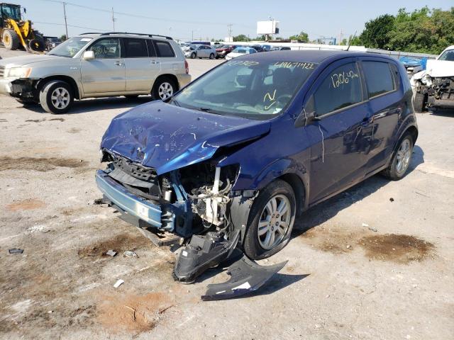 1G1JA6SH7C4227327 - 2012 CHEVROLET SONIC LS Mavi foto 2