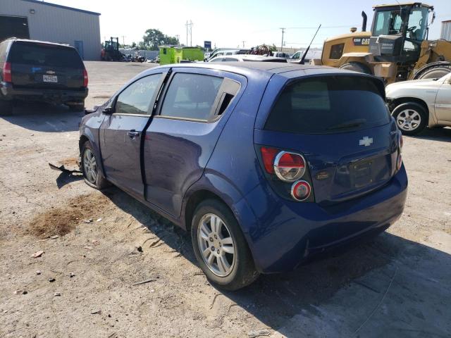 1G1JA6SH7C4227327 - 2012 CHEVROLET SONIC LS BLUE photo 3