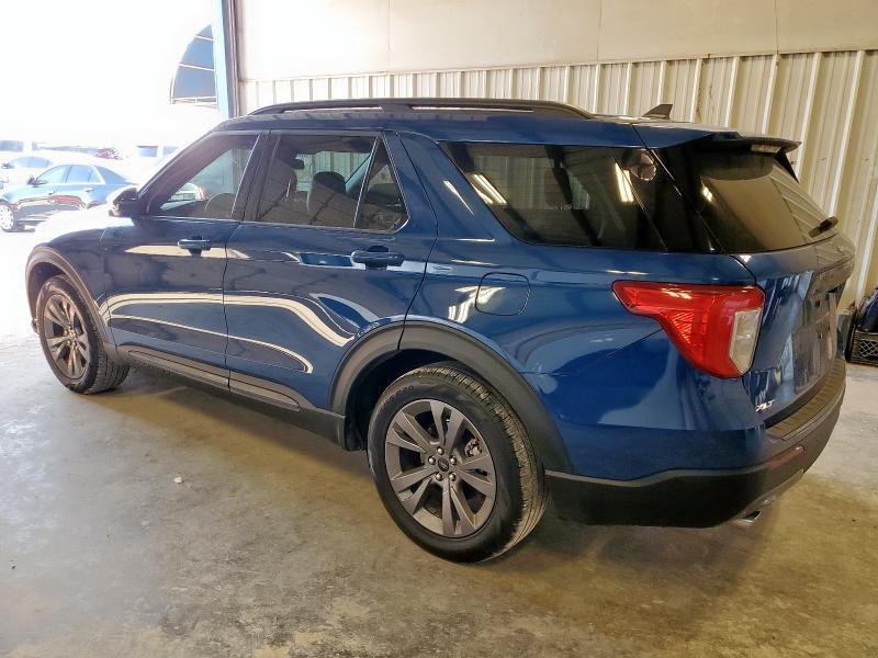 1FMSK7DH9NGB42353 - 2022 FORD EXPLORER XLT BLUE photo 2