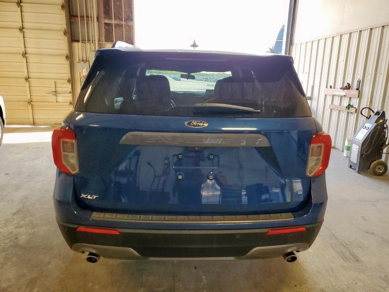 1FMSK7DH9NGB42353 - 2022 FORD EXPLORER XLT BLUE photo 6