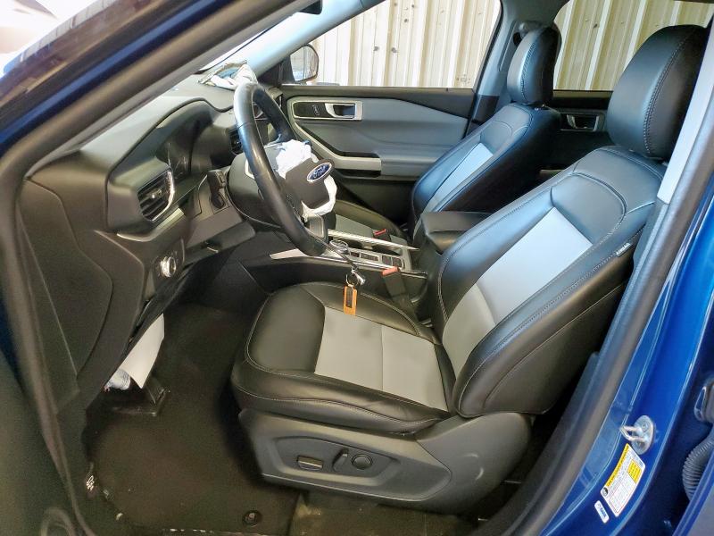 1FMSK7DH9NGB42353 - 2022 FORD EXPLORER XLT BLUE photo 7