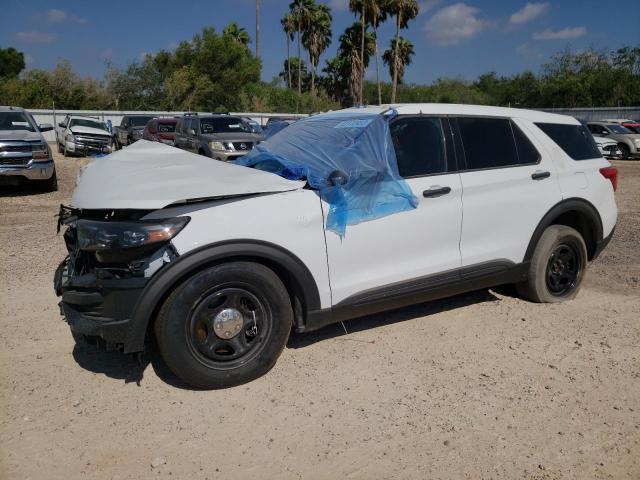 1FM5K8AB7MGB18330 - 2021 FORD EXPLORER POLICE INTERCEPTOR WHITE photo 1
