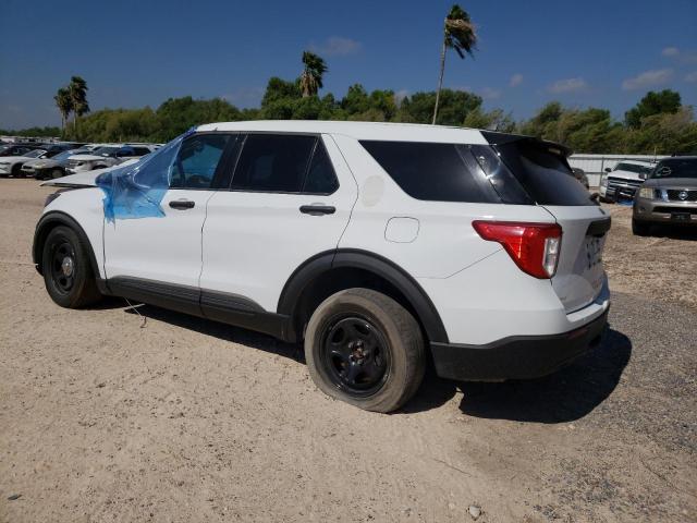 1FM5K8AB7MGB18330 - 2021 FORD EXPLORER POLICE INTERCEPTOR WHITE photo 2