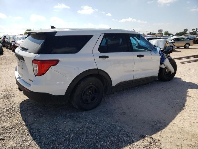 1FM5K8AB7MGB18330 - 2021 FORD EXPLORER POLICE INTERCEPTOR WHITE photo 3