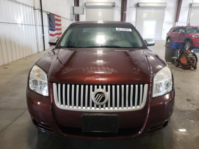 1MEHM42W59G634519 - 2009 MERCURY SABLE PREMIER BURGUNDY photo 5