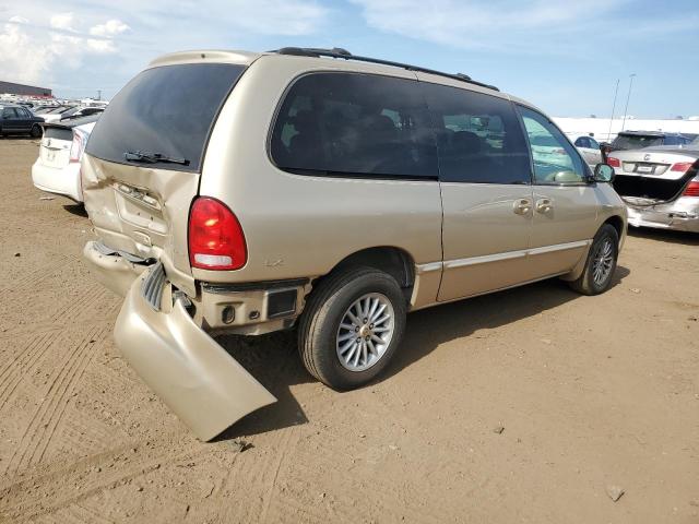 1C4GP44G6YB656602 - 2000 CHRYSLER TOWN & COU LX GOLD photo 3