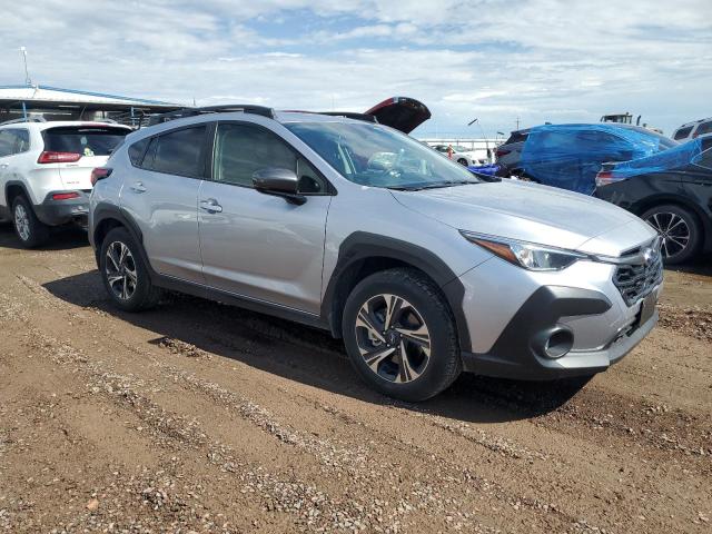 JF2GUADC4R8333489 - 2024 SUBARU CROSSTREK PREMIUM ვერცხლისფერი ფოტო 4