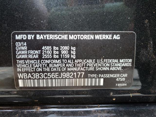 WBA3B3C56EJ982177 - 2014 BMW 328 XI BLACK photo 10