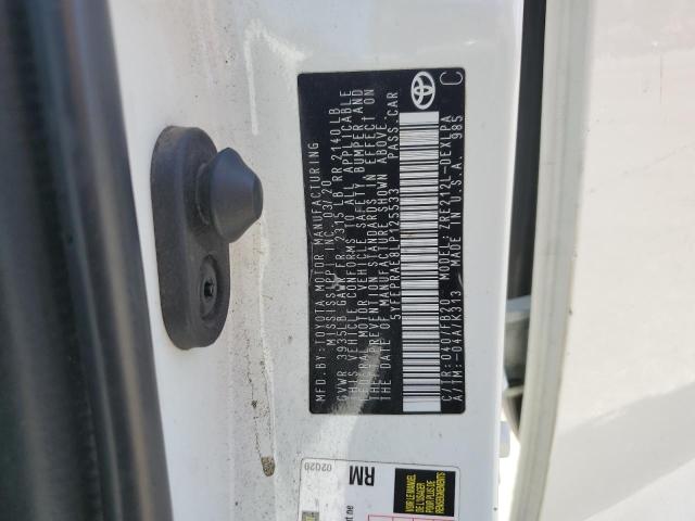 5YFEPRAE8LP125533 - 2020 TOYOTA COROLLA LE Ağ foto 13