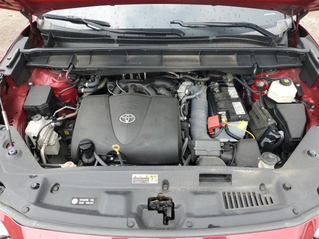 5TDGZRBH8LS017691 - 2020 TOYOTA HIGHLANDER XLE RED photo 12