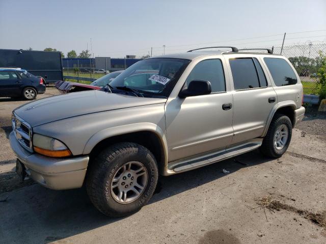 1B4HS58N92F175550 - 2002 DODGE DURANGO SLT PLUS SILVER photo 1