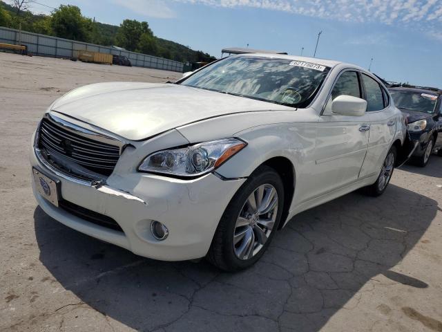 JN1BY1AR7DM603825 - 2013 INFINITI M37 X WHITE photo 1