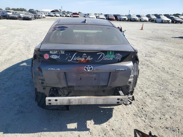 JTDKBRFU2J3082587 - 2018 TOYOTA PRIUS GRAY photo 6